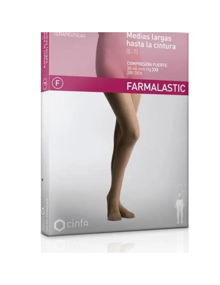 Farmalastic Panty Compresión Normal Beige, Talla Grande