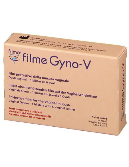 Filme Gyno-V, 6 Óvulos Filme Gyno-V, 6 Óvulos