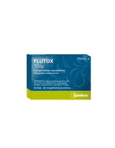 Flutox 10 mg 20 grageas 2