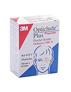 3M Opticlude Plus Parche Ocular Talla Pequeña 6 x 5 cm 20 unidades 2