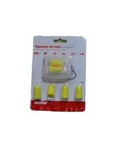 Acofar Tapones Oídos Espuma 6 ud 2
