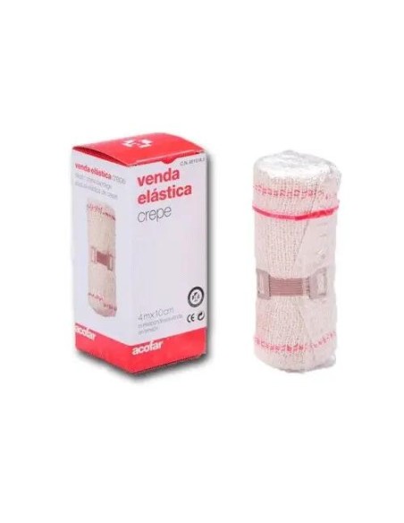Acofar Venda Elastica Crepe 4 M x 10 cm