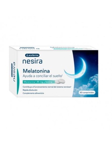 Acofar Acofarvital Melatonina 1.95 mg, 60 comprimidos