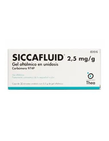 Siccafluid 2,5 mg/g Gel Oftálmico 30 Monodosis