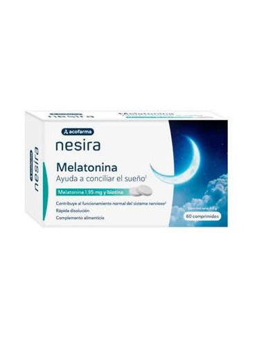 Acofar Acofarvital Melatonina 1.95 mg, 60 comprimidos