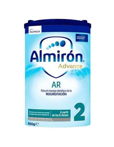 Almirón Advance AR2, Leche de Fórmula para Bebé Anti Regurgitación, desde 6 Meses, 800g