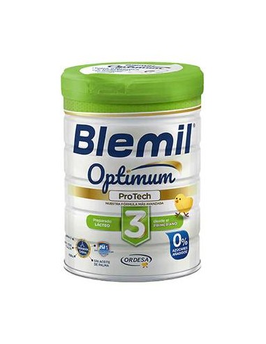 Blemil Optimum 3 ProTech 0% Azúcares Añadidos, 800 gr