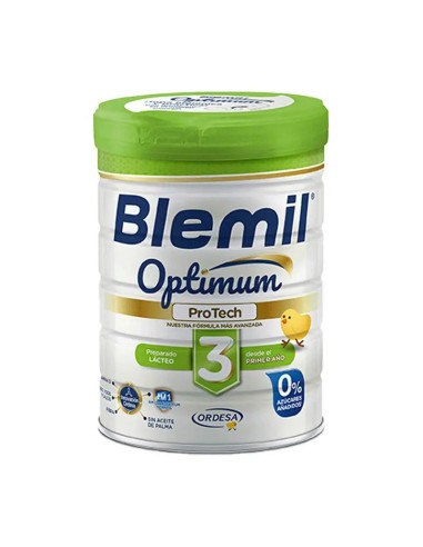 Blemil Optimum 3 ProTech 0% Azúcares Añadidos, 800 gr