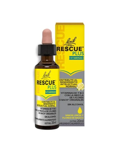 Bach Rescue Plus Vitaminas Gotas 20 ml