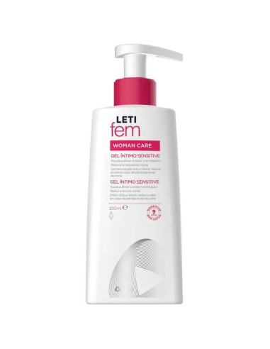 Letifem Woman Gel Íntimo Sensitive, 250 ml