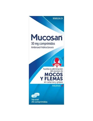 Mucosan 30 mg 20 comprimidos