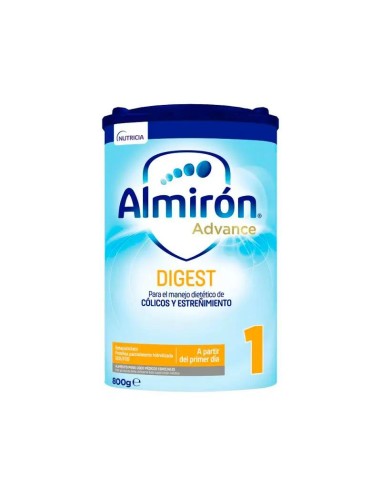 Almirón Advance Digest 1, Leche de Inicio Bebé Anti-Cólico y Estreñimiento, 800g