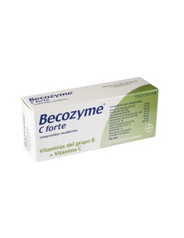 Becozyme C Forte, 30 Comprimidos