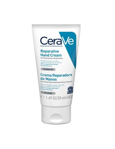 CeraVe Crema Reparadora de Manos, 50 ml