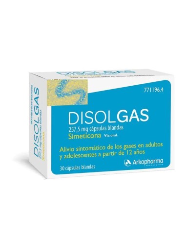 Disolgas 30 Cápsulas Arkopharma