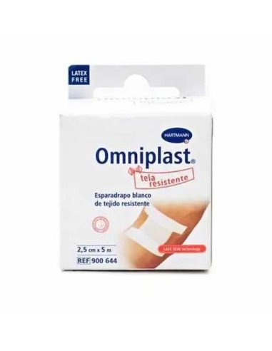 Esparadrapo Hipoalergico Omniplast Blanco 5M x 2,5Cm