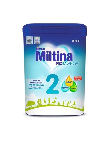 Miltina 2 Probalance Leche de Continuación, 800 gr