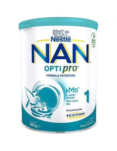 Nestlé Nan Optipro 1 Leche de Inicio, 800 gr