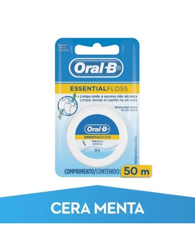 Oral-B Essential Floss Seda Dental Menta 50 M