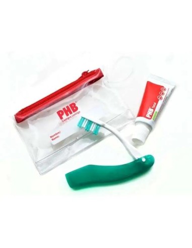 PHB Kit de Viaje Cepillo Dental + Pasta Dentifrica 15 ml