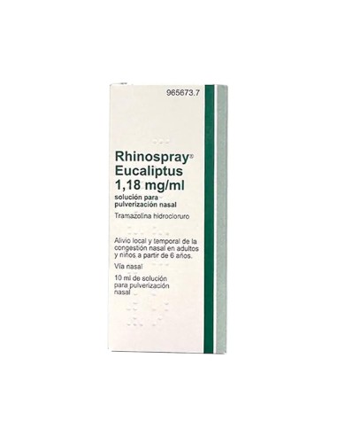 Rhinospray Eucaliptus 1.18 Mg/ ml Nebulizador Nasal 10 ml