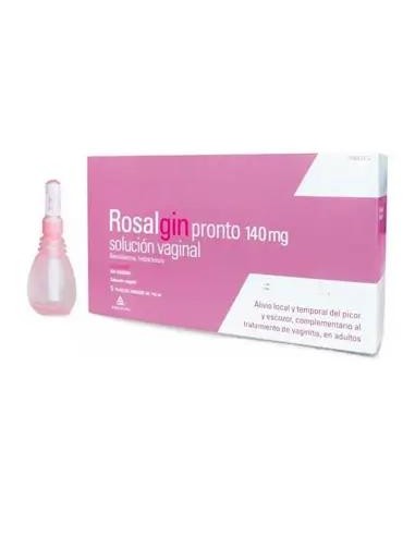 Rosalgin Pronto 140 ml Solución Vaginal, 5 Monodosis