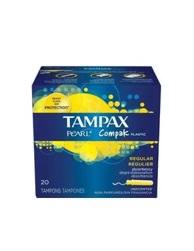 TAMPAX Compak Pearl Tampones Regular 16 unidades