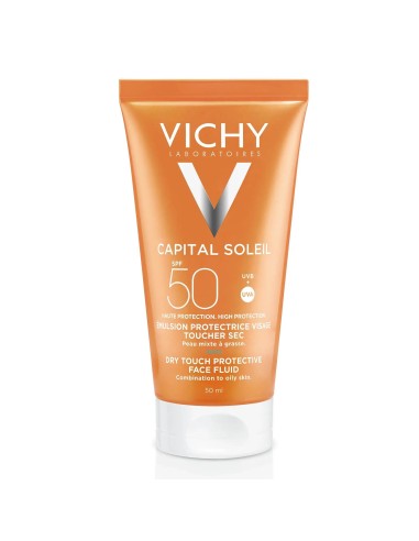 Vichy Capital Soleil Crema Rostro SPF50+, 50 ml