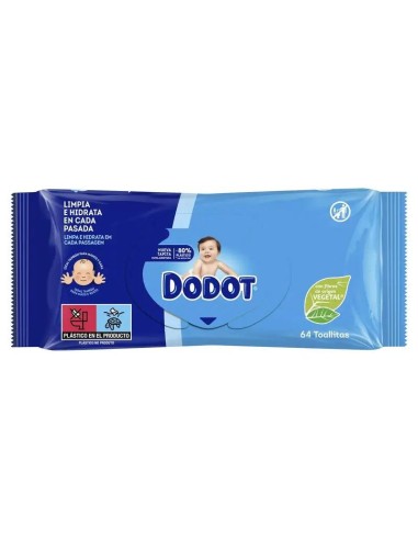 Dodot Toallitas Para Bebe 1 Paquete, 64 Toallitas