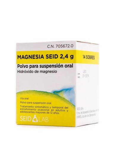 Magnesia Seid 14 Sobres Polvo Suspensión Oral