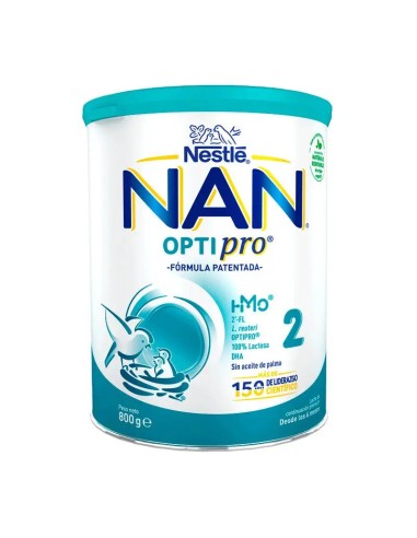 Nestlé Nan Optipro 2 Leche de Continuación, 800 gr