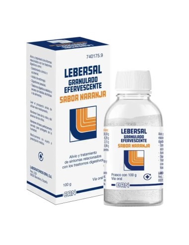 Lebersal Granulado Efervescente Naranja 100 gr