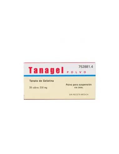 Tanagel Polvo 250 mg 20 Sobres